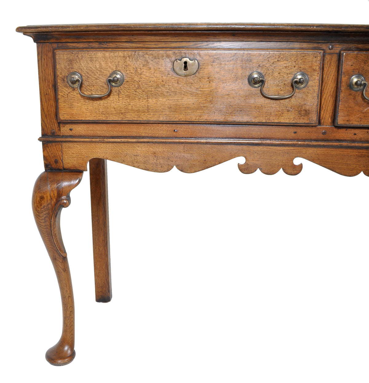 Antique Georgian Oak Dresser Base, circa 1800