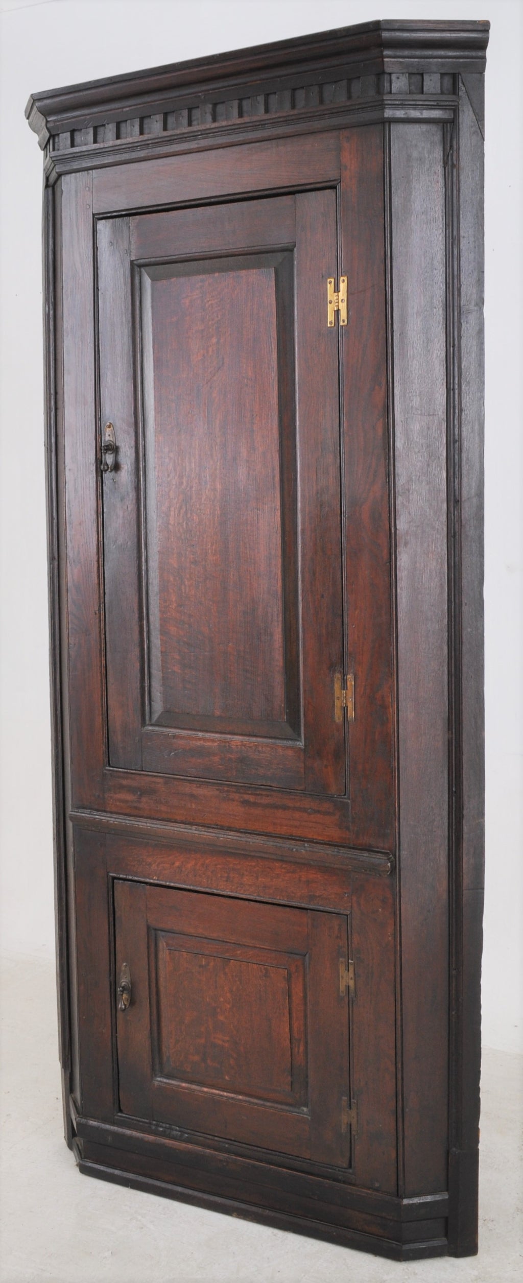 Cupboard Cabinet Fine George Iii Oak Corner C1790, 1021884