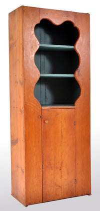 Antique Pennsylvania Dutch York County Painted Pine Cabinet / Cupboard, circa 1850