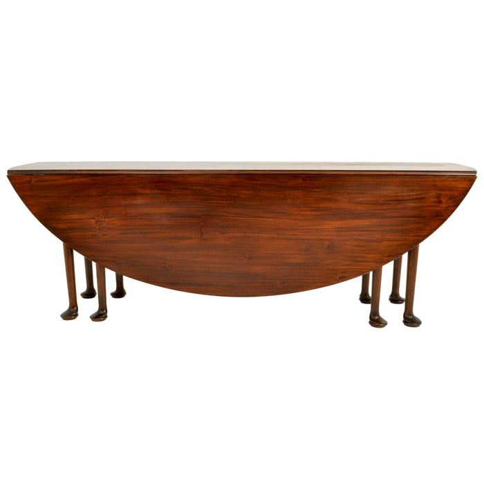 Antique Irish Mahogany George III Long Wake Harvest Hunt Dining Table, circa 1760