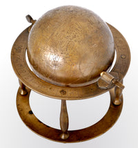 Antique 19th Century Islamic Persian Arabic Bronze Celestial Globe Astrolabe, circa 1850