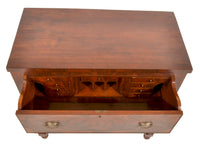 Antique American Mahogany Baltimore 'Butler's' Desk/Secretary Chest, Circa 1820