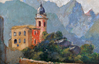 Oil on Panel by the Swiss Impressionist Carl August Liner (1871-1946), circa 1900