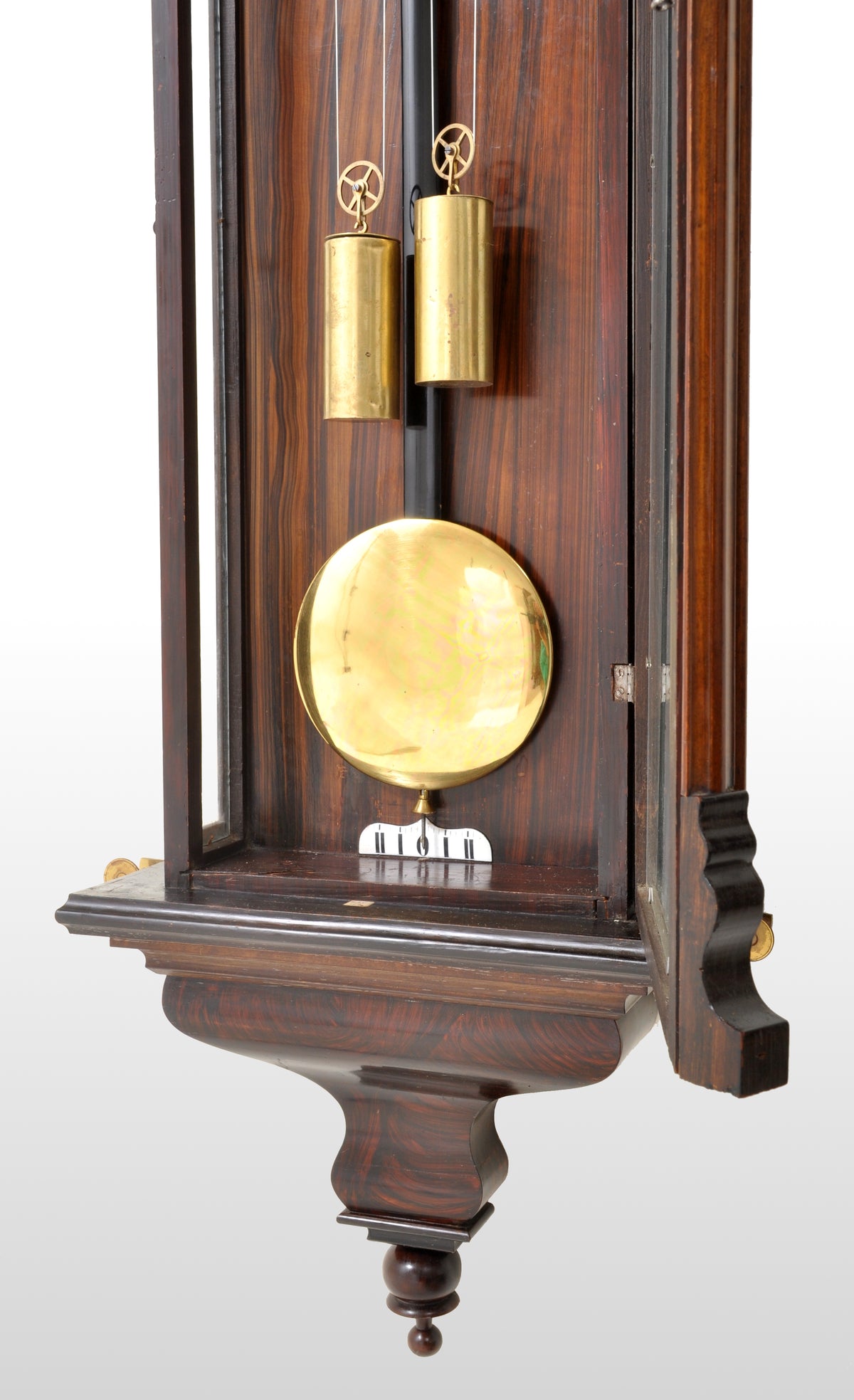 Antique Vienna Regulator/Clock 8-Day Time and Strike Wall Clock by Carl Suchy & Söhne, circa 1890