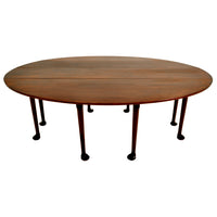 Antique Irish Mahogany George III Long Wake Harvest Hunt Dining Table, circa 1760