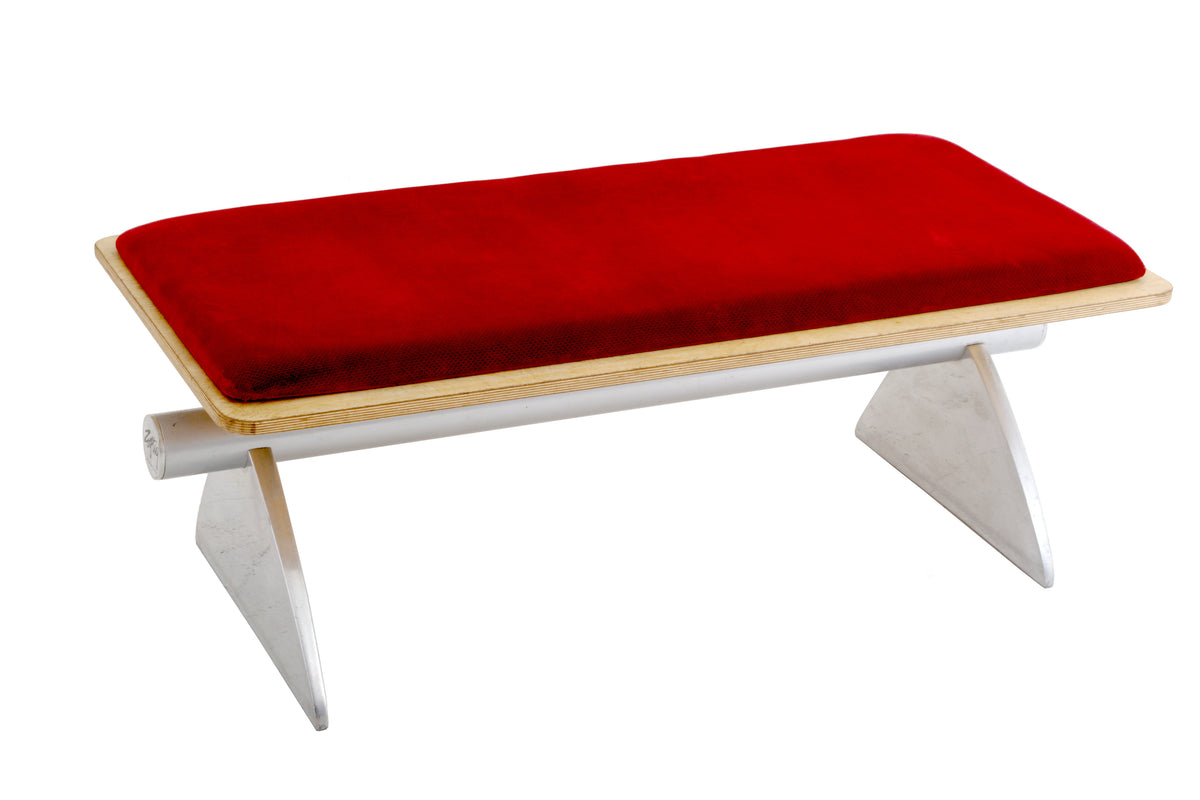 Modern Industrial Airport-Style Steel Bench by Zoeftig Zenky, Circa 1990