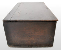 Antique Charles II Oak Bible Box, circa 1680