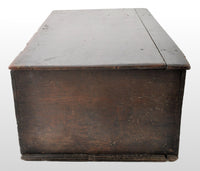 Antique Charles II Oak Bible Box, circa 1680