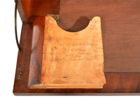 Antique American Mahogany Baltimore 'Butler's' Desk/Secretary Chest, Circa 1820