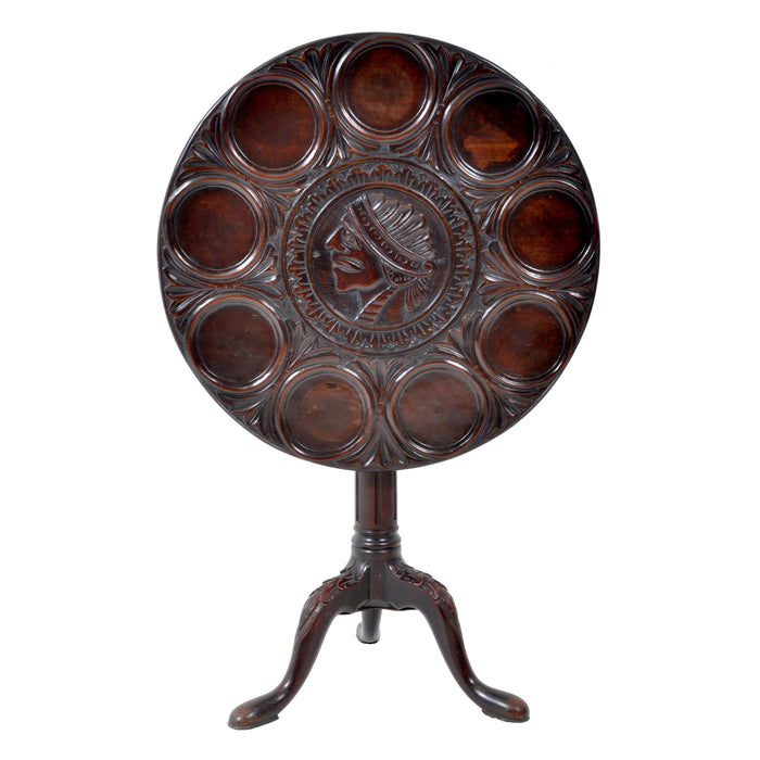 Antique American Federal Mahogany Tilt-Top Supper Table, Circa 1790