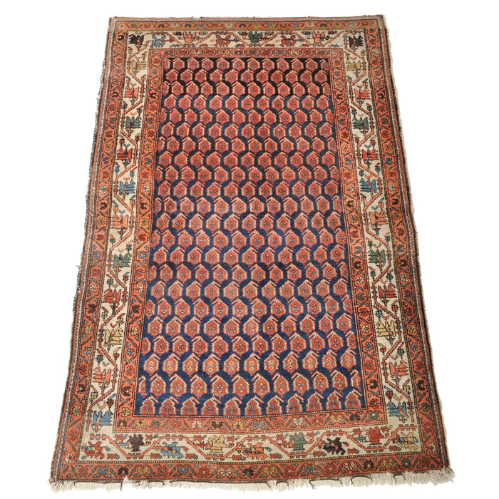 Antique Persian Hamadan Rug, Circa 1900