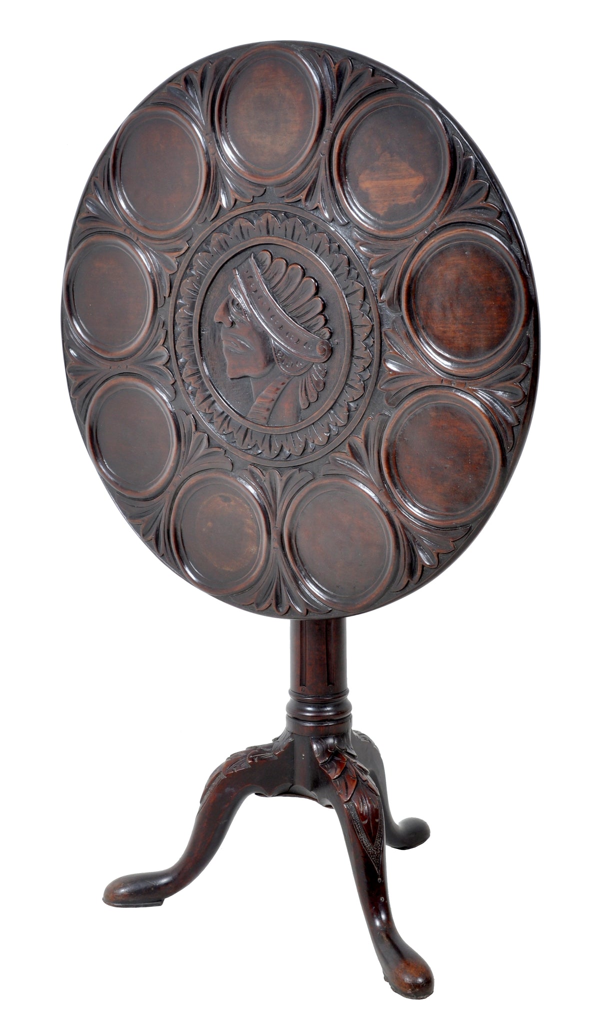 Antique American Federal Mahogany Tilt-Top Supper Table, Circa 1790