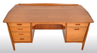 Mid-Century Modern Danish Teak Desk by Svend A. Madsen for Sigurd Hansen Møbelfabrik, 1960s