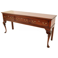 Antique Georgian George III Walnut Long Welsh Dresser Base / Server / Table, circa 1760