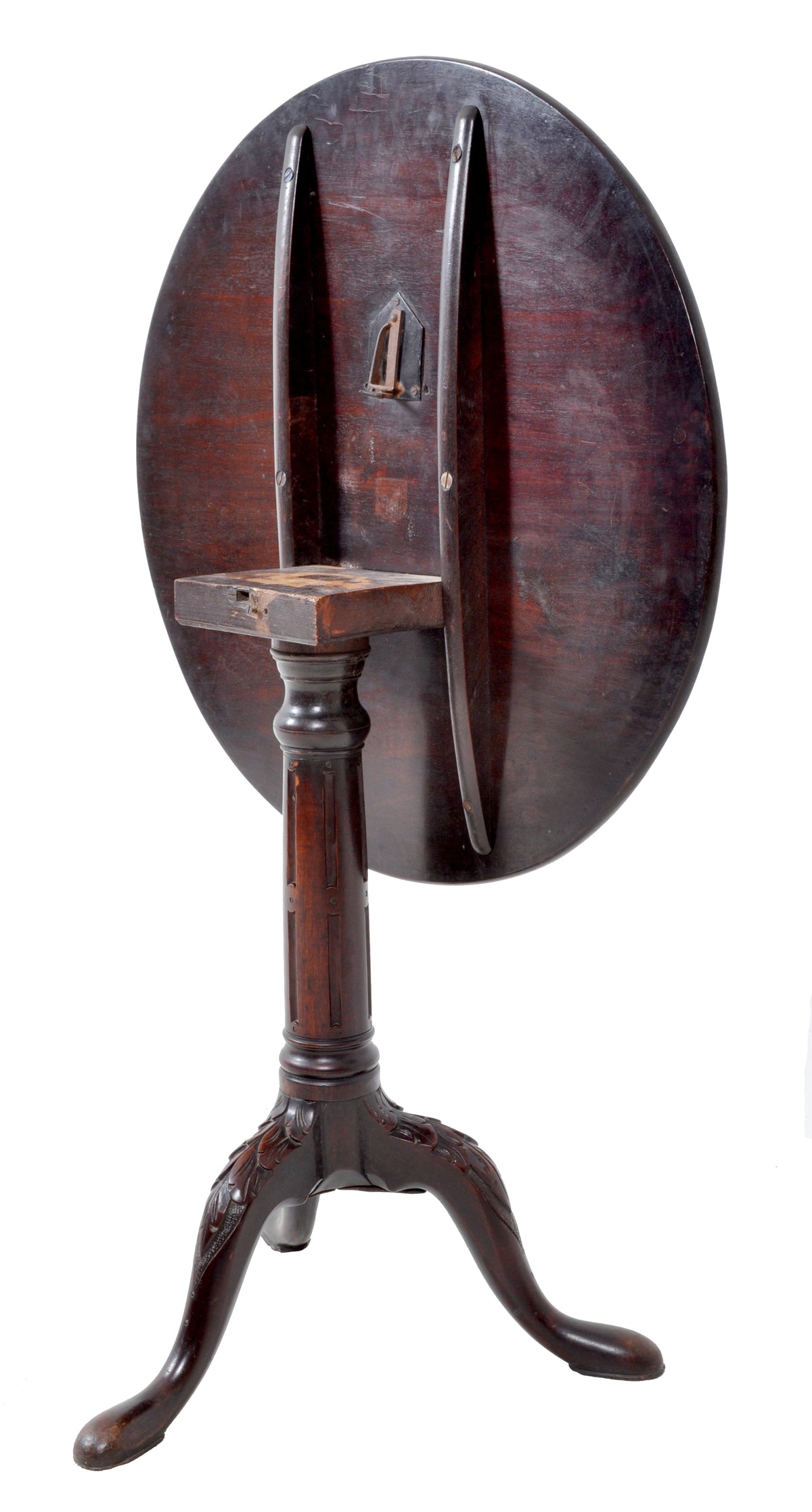 Antique American Federal Mahogany Tilt-Top Supper Table, Circa 1790