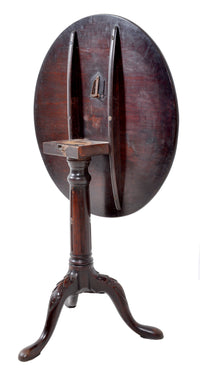 Antique American Federal Mahogany Tilt-Top Supper Table, Circa 1790