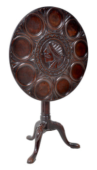 Antique American Federal Mahogany Tilt-Top Supper Table, Circa 1790