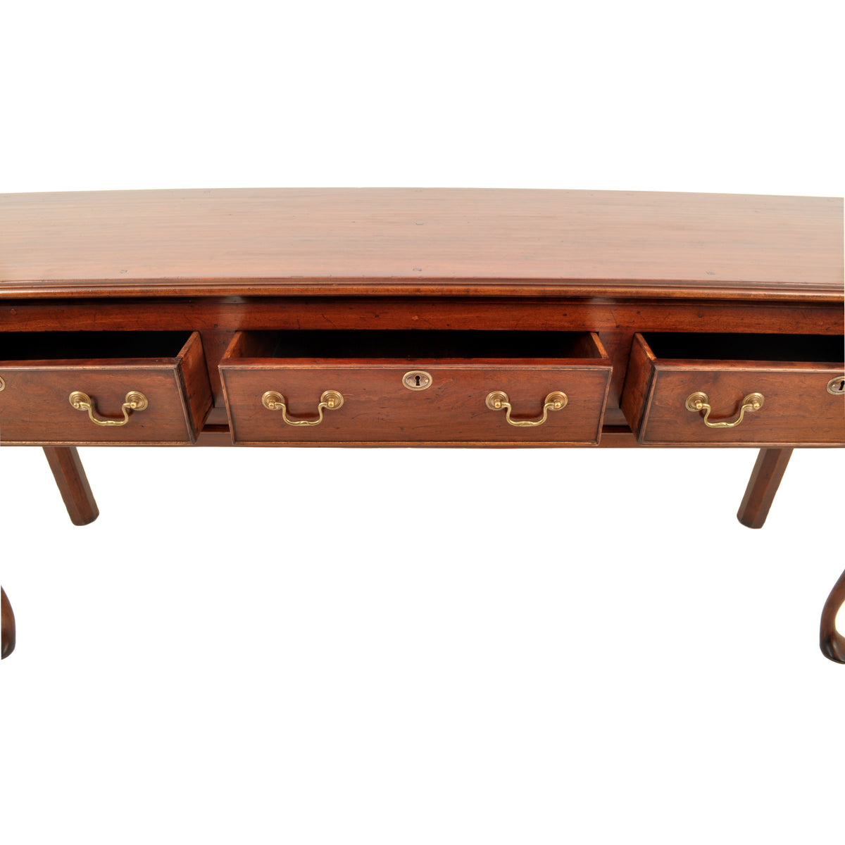 Antique Georgian George III Walnut Long Welsh Dresser Base / Server / Table, circa 1760