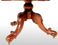 Antique English Mahogany Breakfast / Dining Tilt-Top Table, Circa 1860