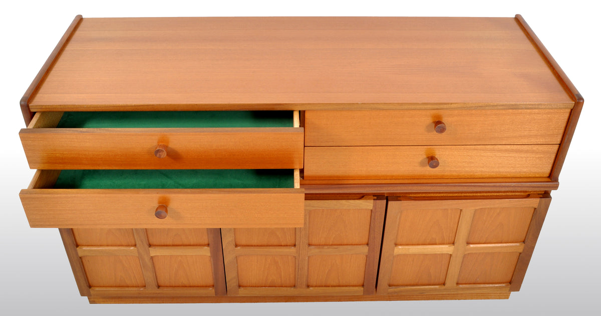 Mid-Century Modern Danish Style Cabinet in Teak by Nathan Furniture, 1960s