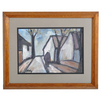 Gouache on Board by Irish Artist Markey Robinson (1918-1999)