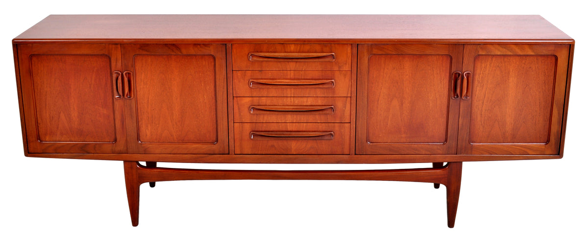 Mid-Century Modern Danish Style Teak Fresco Credenza by G Plan, 1960s