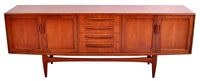 Mid-Century Modern Danish Style Teak Fresco Credenza by G Plan, 1960s