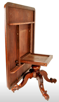 Antique English Mahogany Breakfast / Dining Tilt-Top Table, Circa 1860