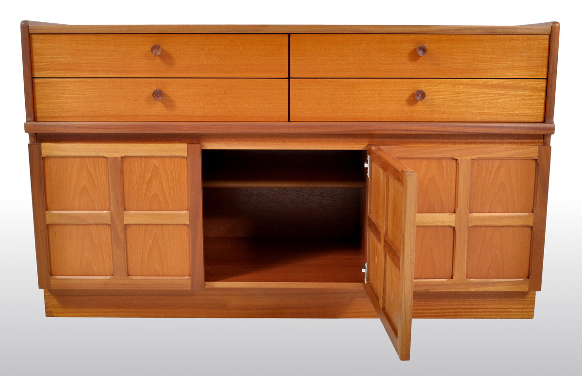 Mid-Century Modern Danish Style Cabinet in Teak by Nathan Furniture, 1960s