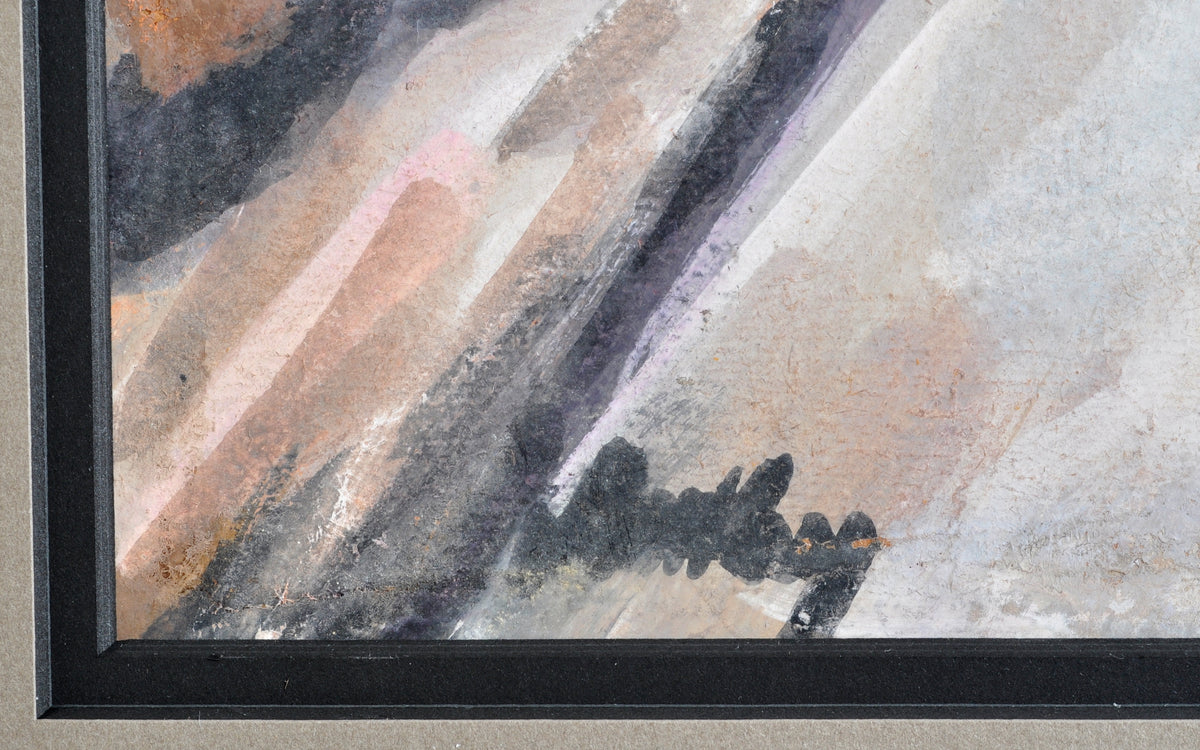 Gouache on Board by Irish Artist Markey Robinson (1918-1999)