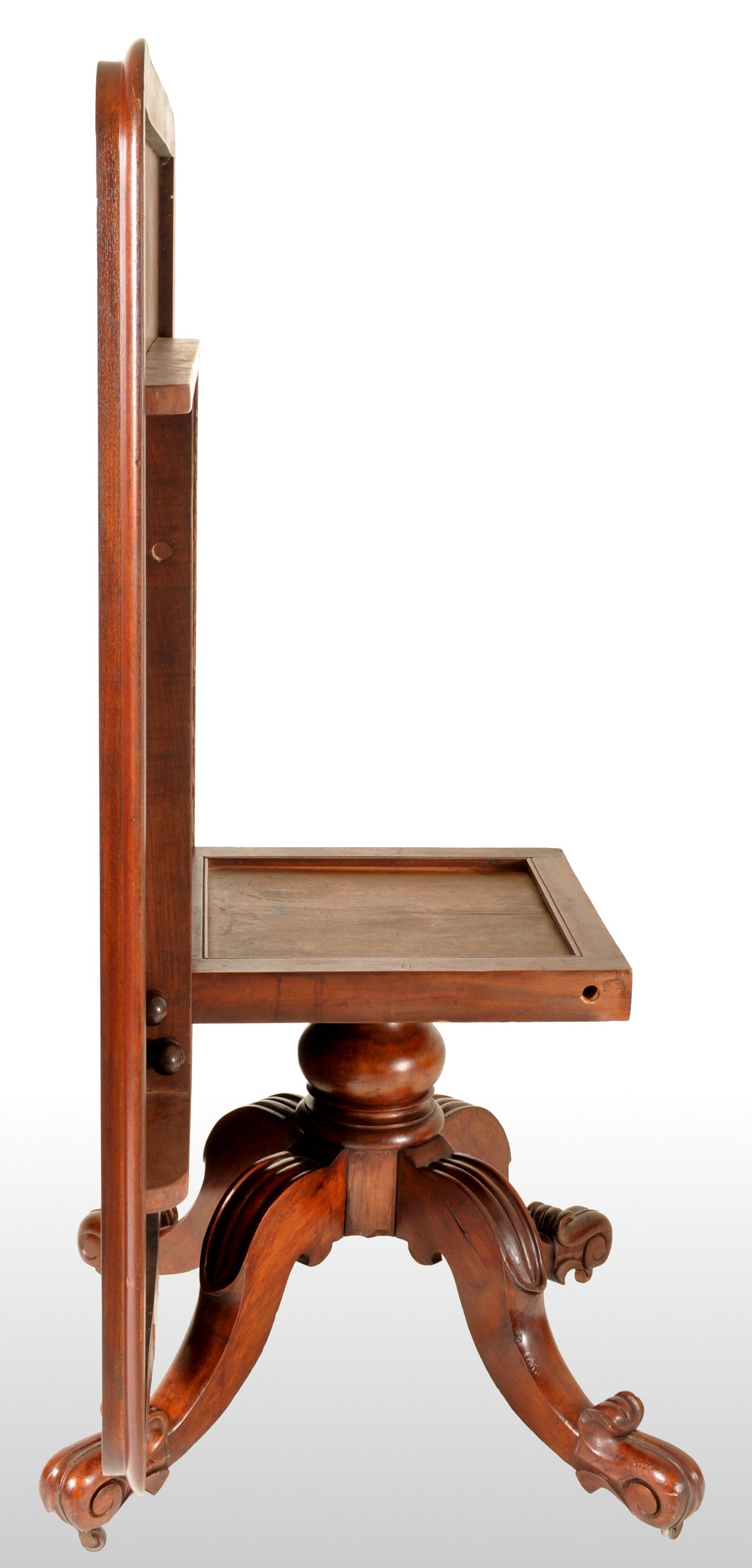 Antique English Mahogany Breakfast / Dining Tilt-Top Table, Circa 1860