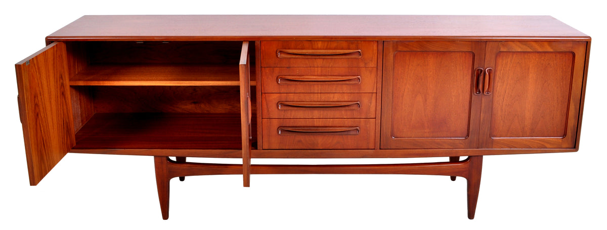 Mid-Century Modern Danish Style Teak Fresco Credenza by G Plan, 1960s