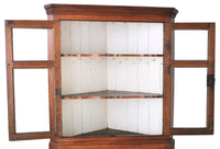 Antique English Oak Corner Cabinet, circa 1810