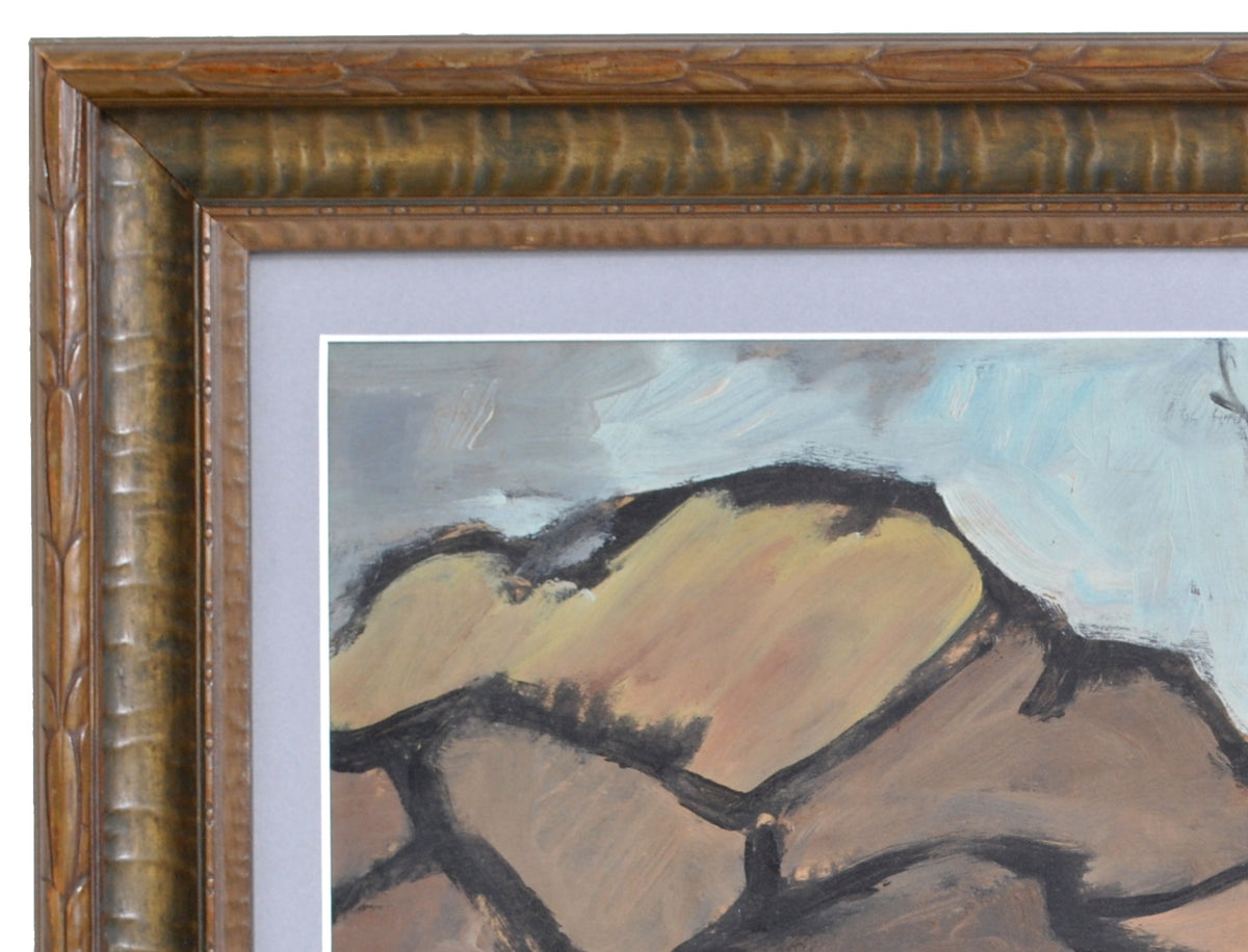 Gouache on Board by Irish Artist Markey Robinson (1918-1999)