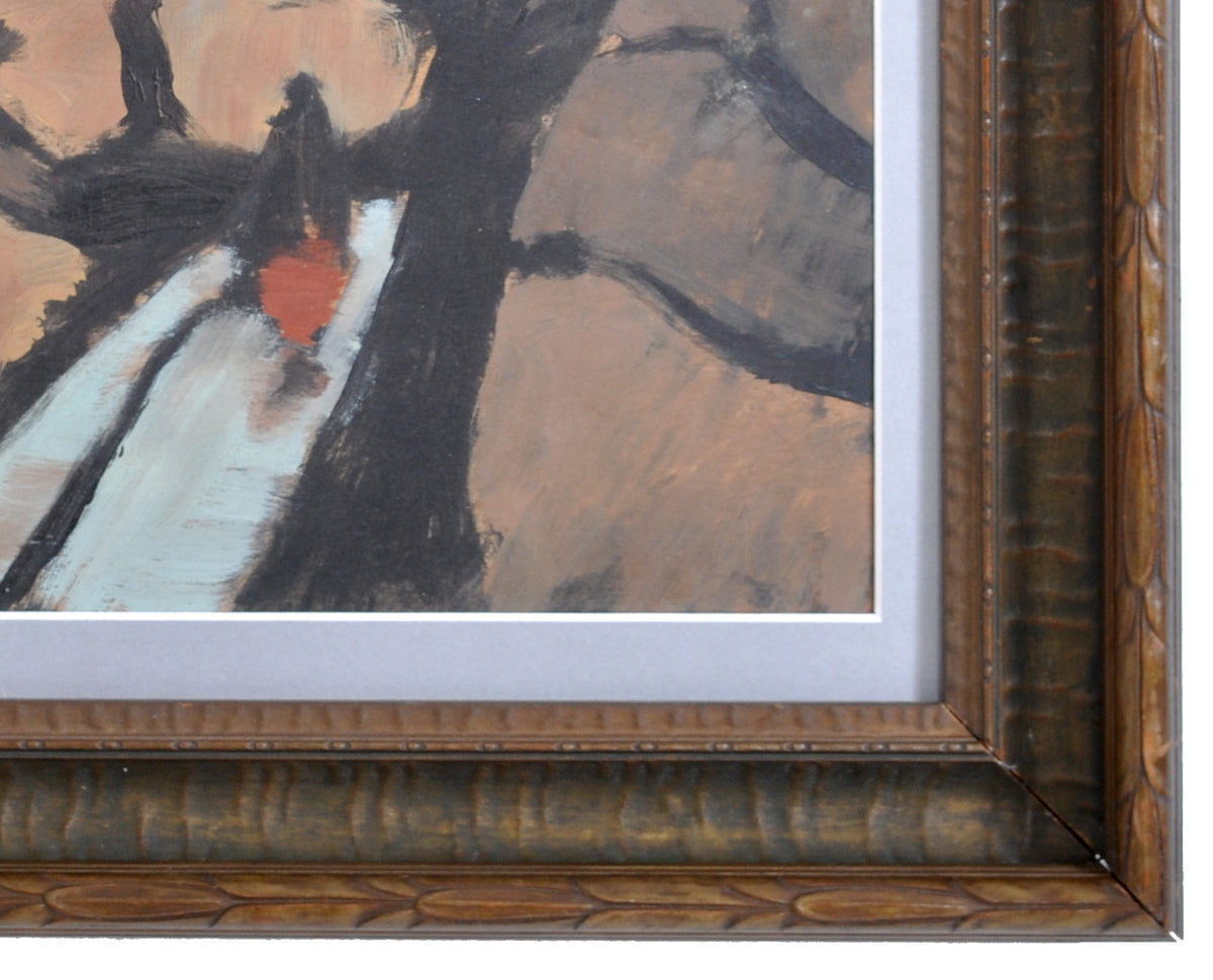 Gouache on Board by Irish Artist Markey Robinson (1918-1999)