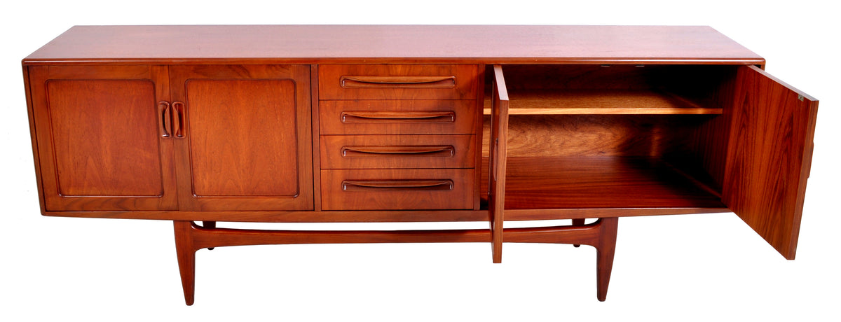 Mid-Century Modern Danish Style Teak Fresco Credenza by G Plan, 1960s