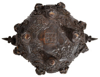 Antique Chinese Bronze Qing Dynasty Buddhistic Dragon Censer / Incense Burner, circa 1800
