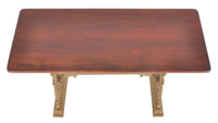 Antique Victorian Mahogany and Cast Iron Pub Table, circa 1870