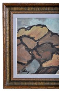 Gouache on Board by Irish Artist Markey Robinson (1918-1999)