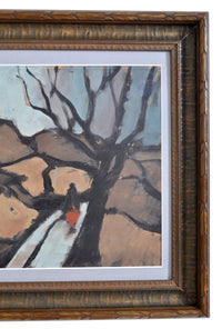 Gouache on Board by Irish Artist Markey Robinson (1918-1999)