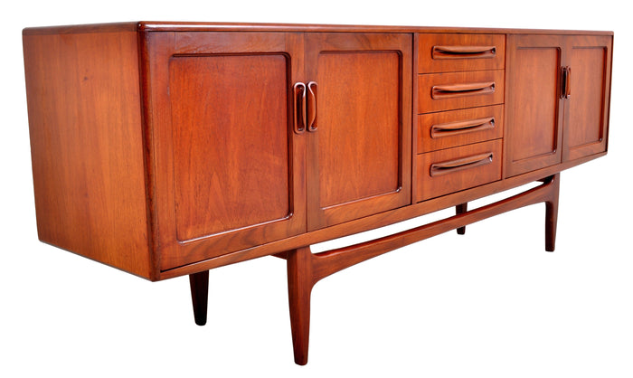 Mid-Century Modern Danish Style Teak Fresco Credenza by G Plan, 1960s