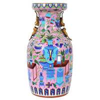 Large Antique Chinese 'Hundred Treasures' Cloisonne Vase, Republic Period, circa 1920