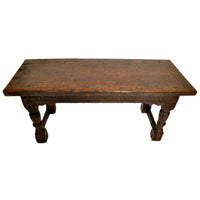 Antique 16th Century Elizabethan Tudor Carved Oak Dining / Refectory Table, circa 1550