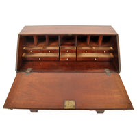 Antique American George III Mahogany Country Chippendale Bureau / Secretary Desk, circa 1760
