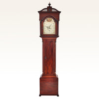 Antique English George III Mahogany 8-Day Longcase/Grandfather Clock by Clement Gowland of Sunderland, Circa 1790