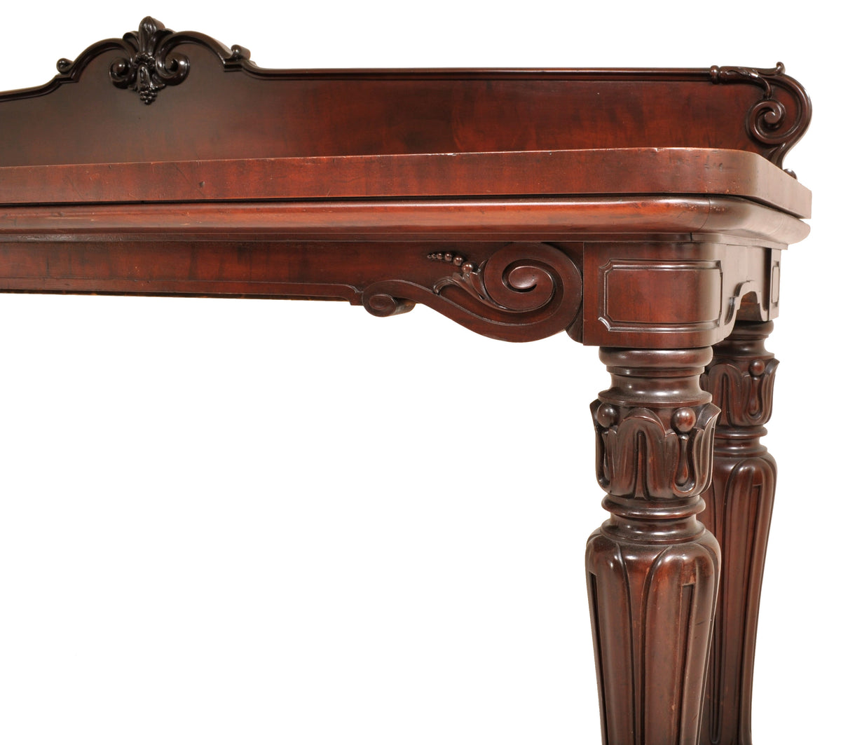 Rare and Unusual Antique American Empire Mahogany Sideboard/Server from J.D. Rockefeller's Residence, NY, Circa 1835