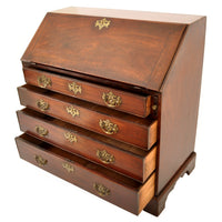 Antique American George III Mahogany Country Chippendale Bureau / Secretary Desk, circa 1760