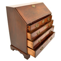 Antique American George III Mahogany Country Chippendale Bureau / Secretary Desk, circa 1760