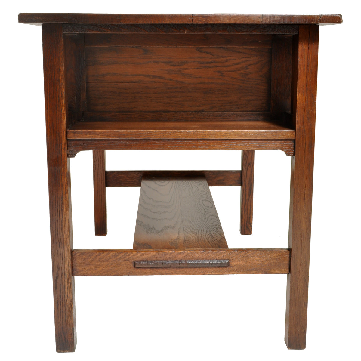 Antique Stickley Brothers Mission Oak Writing Desk / Library Table, circa 1905