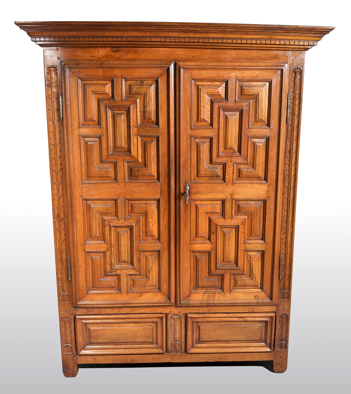 Antique French Provincial Walnut Armoire / Cabinet, circa 1750